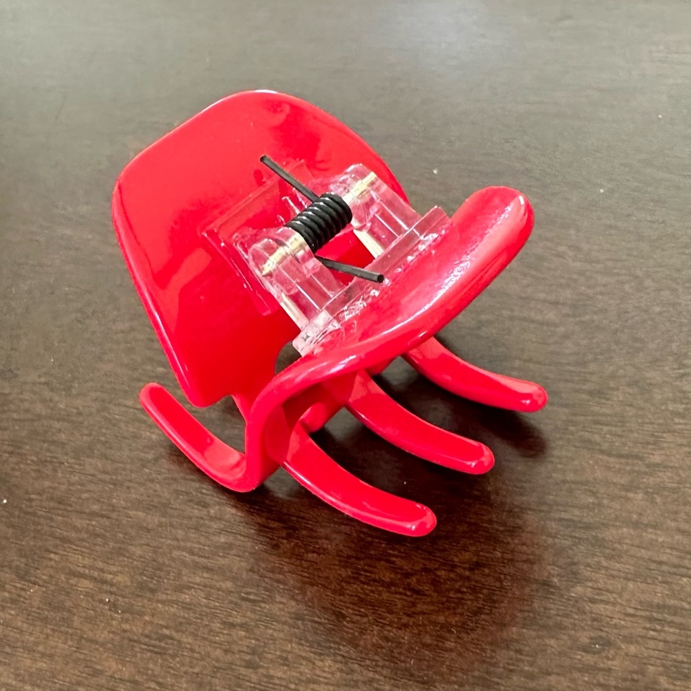 J.Crew Classic Hair Clip - Red Acetate